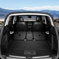 car trunk mat for bmw mini cooper r56 r60 f54 f55 f56 leather bottom boot carpets interior accessories cargo liner 15 20 black