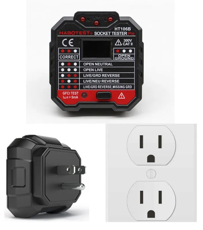 Многофункциональный электроскоп с цифровым дисплеем|Запчасти и аксессуары для