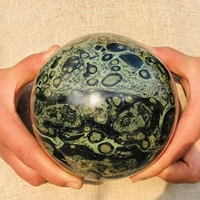 natural peacock eye stone ball crystal ball mineral healing decoration