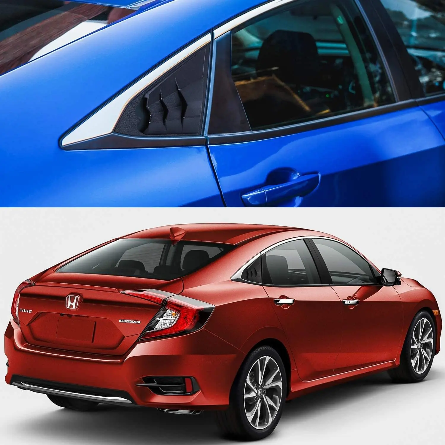 2 шт. накладки на лобовое стекло для Honda Civic Sedan 2016 2020|Стеклоподъемники и запчасти| |