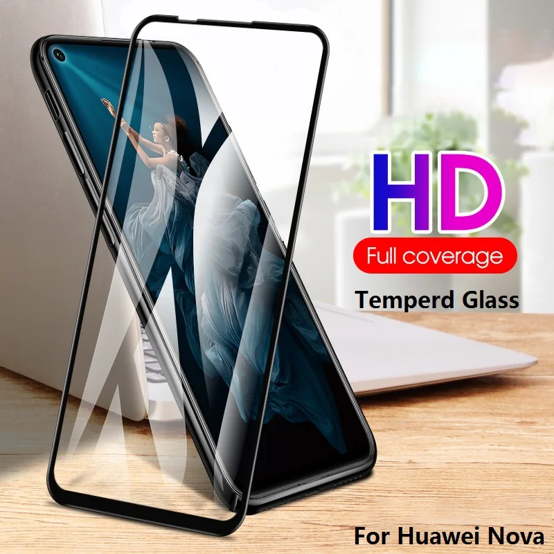 

Full Cover Screen Protector Protective Glass For Huawei Nova 3 3e 3i 4 4e Tempered Glass For Huawei Nova 5 5i Pro 5Z Glass