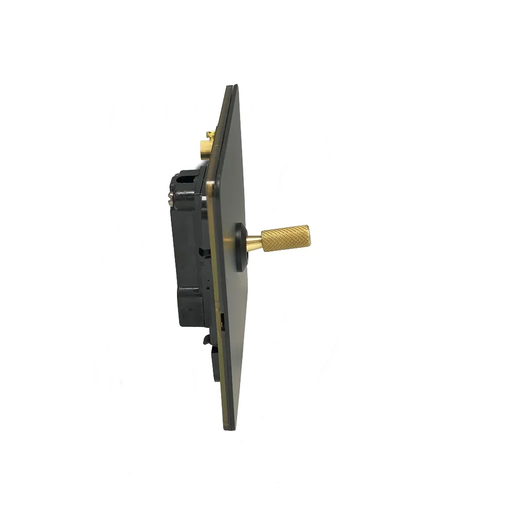 LIWBET черный Цвет настенных выключателей и AC220 ~ 250V Нержавеющая сталь Панель 2 Way