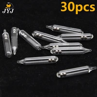 30pcslot 3mm 4mm 5mm lure jig rattles for soft bait glass tube rattle shake attract fly tie tying fishing accessories