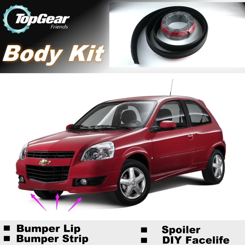 Для Chevrolet Chevy бампер губы/верхняя Экипировка магазин спойлер для тюнинга