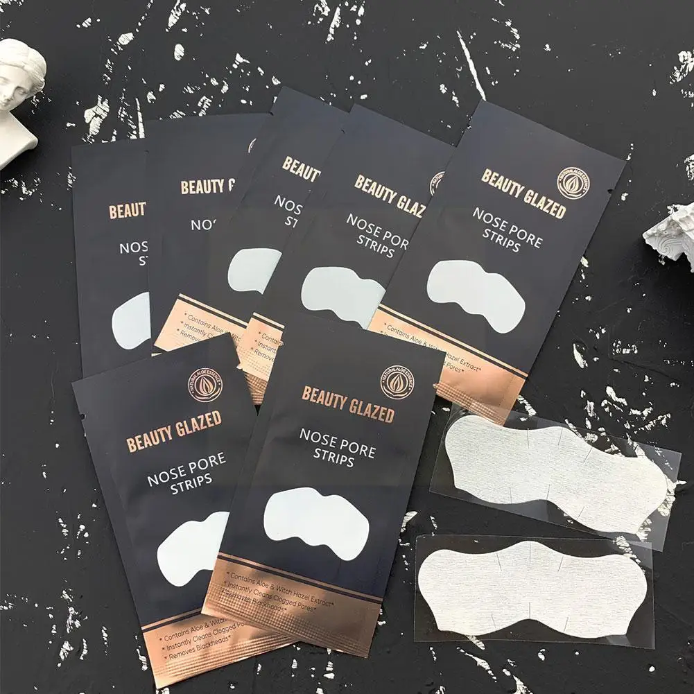 

10 шт., патчи для удаления черных точек на носу