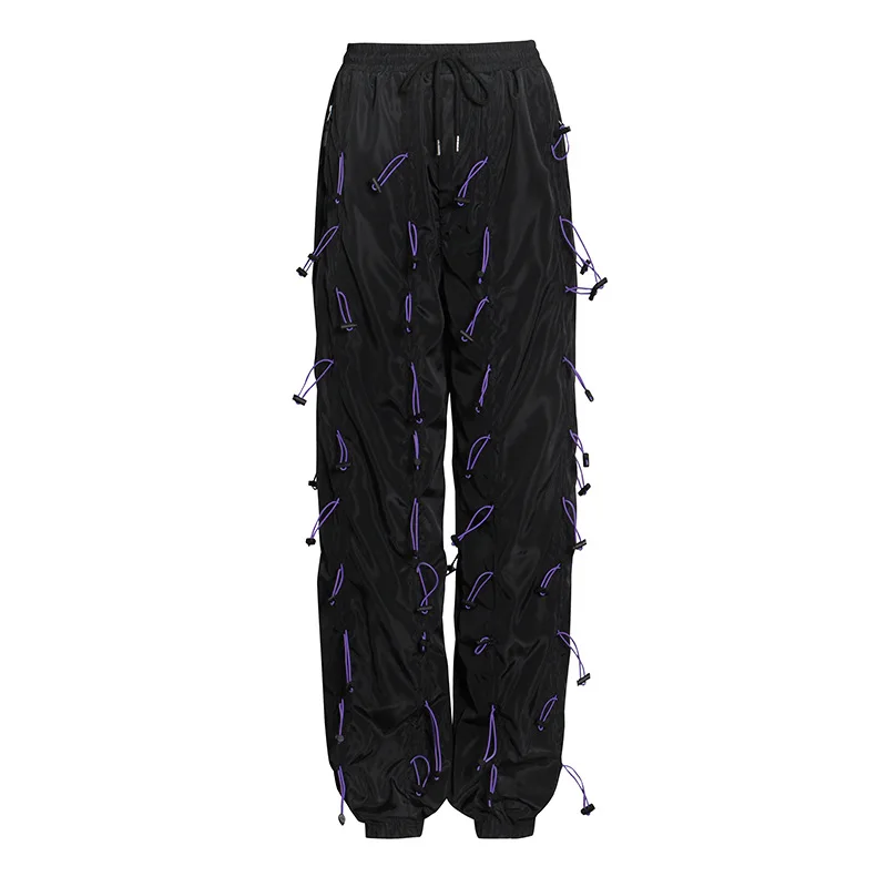 

Graffiti High Waist Drawstring Loose Long Pants Men Japanese Streetwear Casual Trousers Male Oversized Spring Autumn Sweatpants