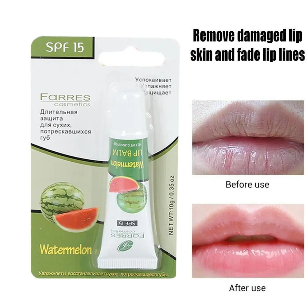 Бальзам для губ с фруктовым экстрактом жидкий увлажняющий бальзам эффектом