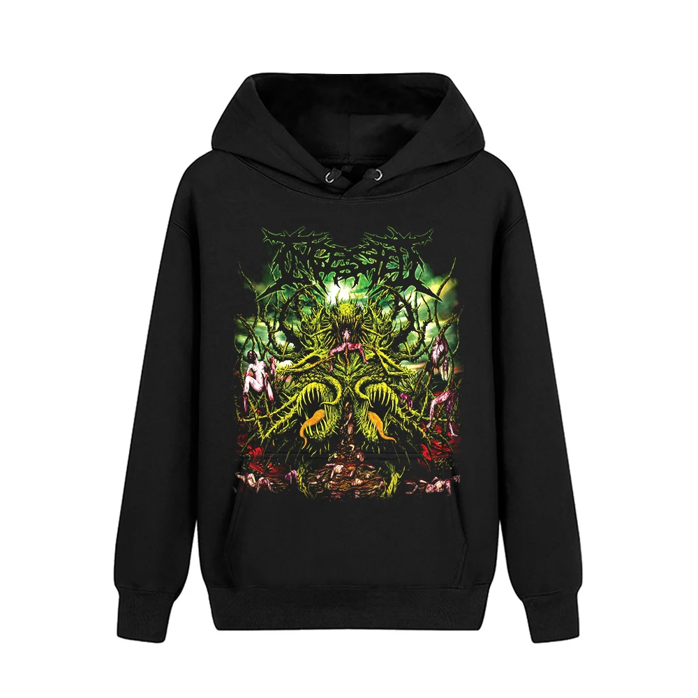 

5 designs pollover Sweatshirt Ingested Rock black Nice Soft Warm hoodies punk heavy death metal sudadera fleece