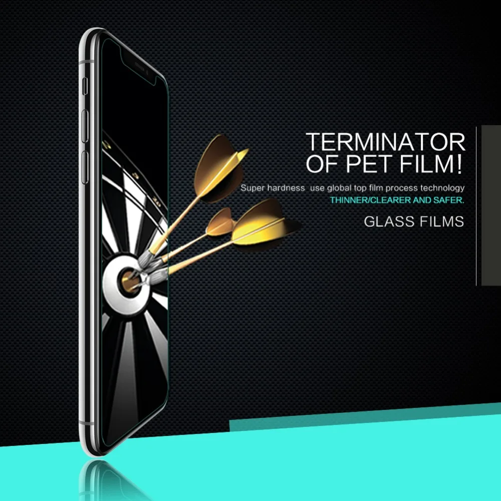 Закаленное стекло Nillkin Amazing H + 2.5D для Apple iphone X/XS/7/8 Plus защитное покрытие экрана