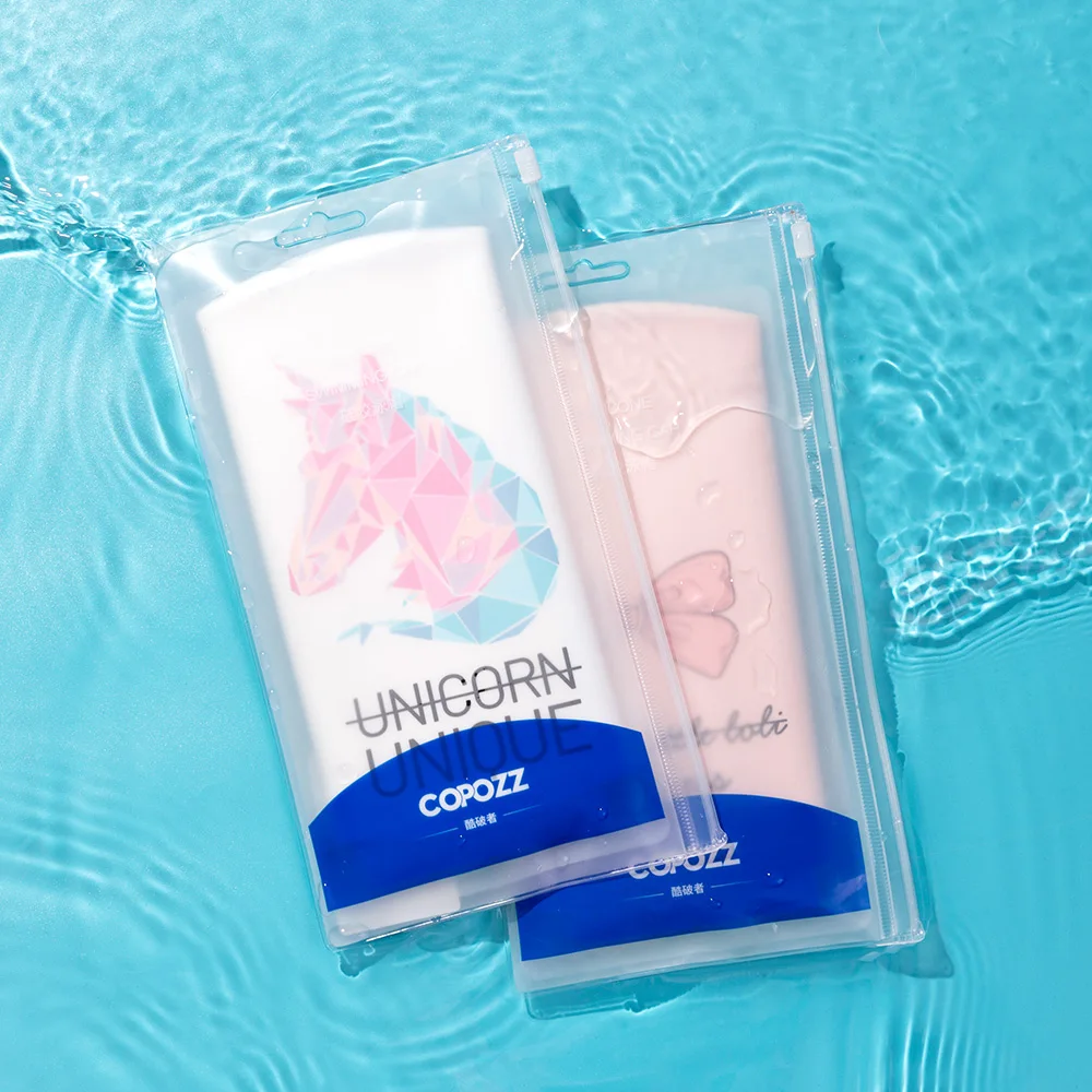 Шапочка для плавания COPOZZ женщин и мужчин водных видов спорта защита ушей длинные