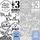 Простой черно-белый алфавитный пистолет, ландшафтный горный узор, теплопередача для одежды, печатный моющийся аксессуар для одежды