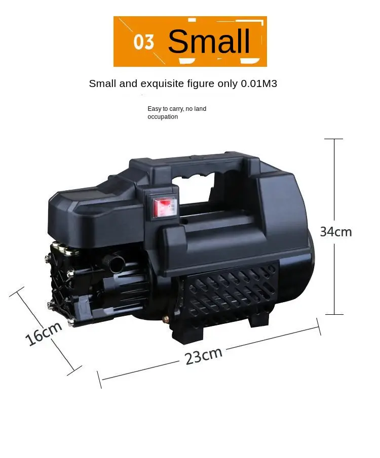 Pаспродажа Высокая Давление Автомобильная моечная машина бытовой 220V Высокая Мощность Портативный очиститель полностью автоматическое устройство дл...