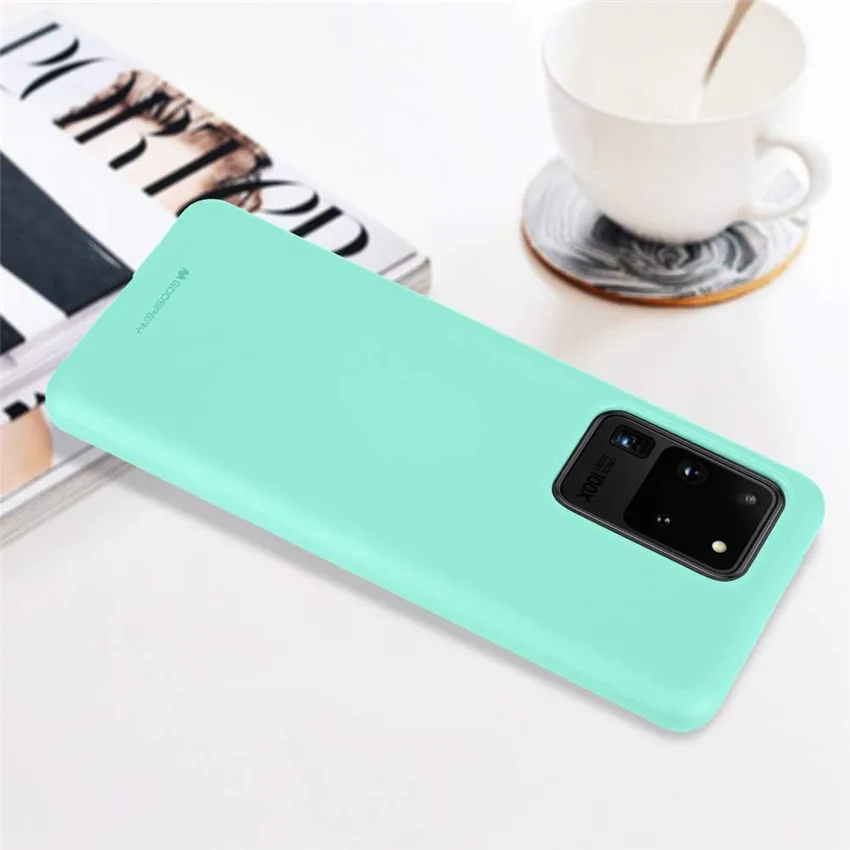 Чехол для SAMSUNG S21 S20 S10 S9 S8 Plus Ultra e Note Goospery Soft Jelly [тонкий гибкий] [идеально подходит] TPU