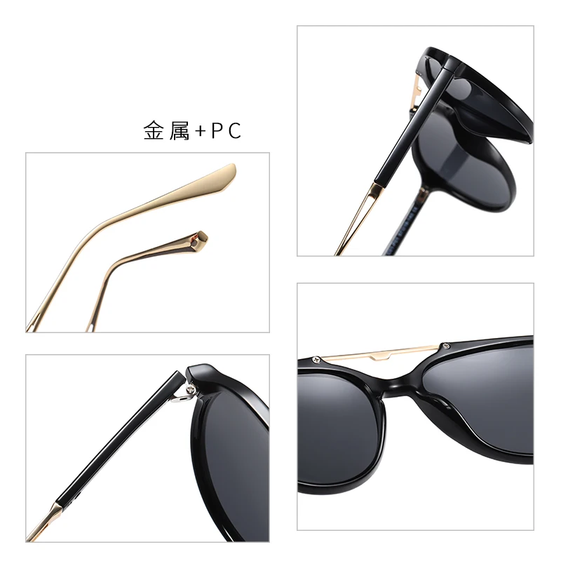 Simvey модные поляризационные солнцезащитные очки большого размера для женщин и