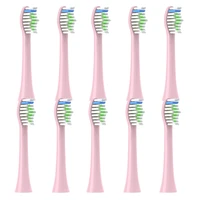 10pcs dupont health brush heads smart electric toothbrush for doxo replace deeping clean heads dental brush whitening