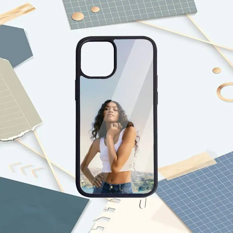

Zendaya Coleman actress and singer Phone Case PC For iPhone 11 12 pro XS MAX 8 7 6 6S Plus X 5S SE 2020 XR
