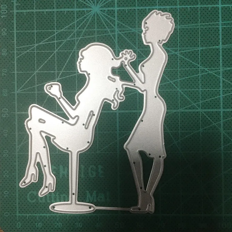 

2020 New Craft dies women Blow hair Metal Cutting Dies Stencils For DIY Scrapbooking dies Paper/photo Card Making Embossing Dies