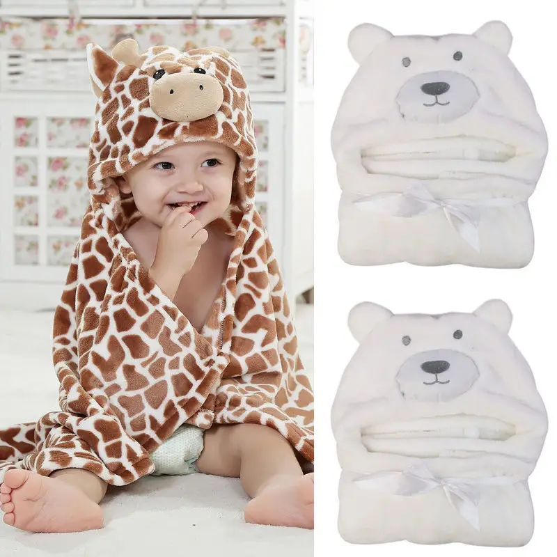 Банное полотенце с милым мультяшным рисунком для новорожденных цветок марля