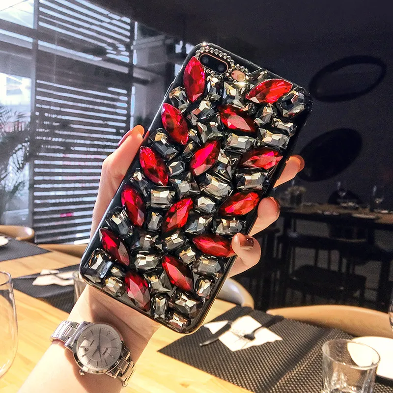 XSMYiss Bling милый Кристалл Бриллианты Стразы 3D Камни Блестящий чехол для телефона
