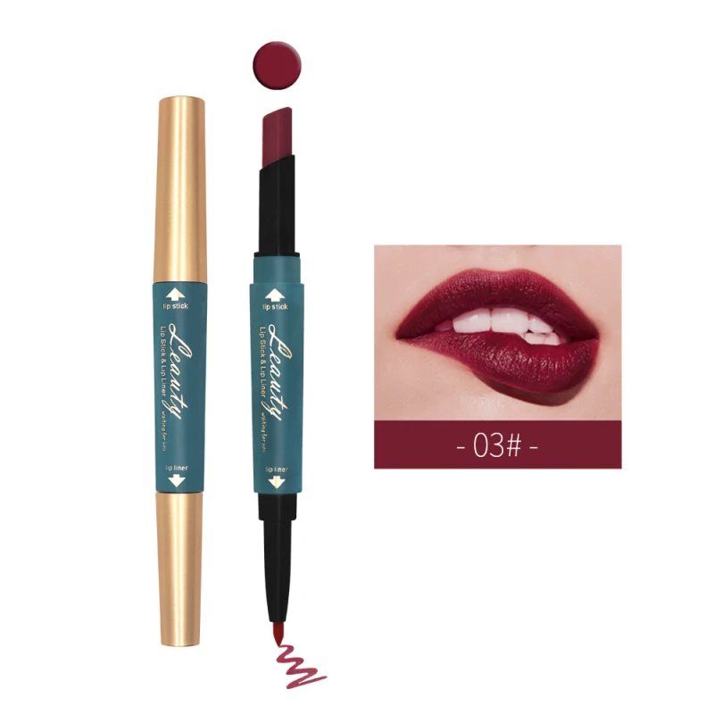 6 цветов с нарезкой на обоих концах косметика для губ помада карандаш Пикантные