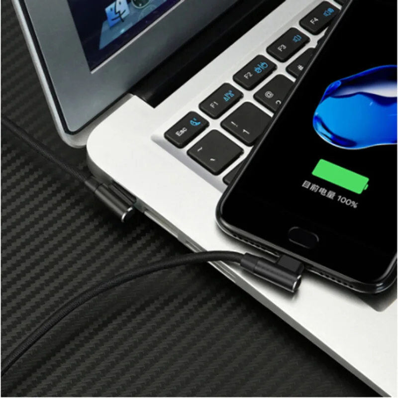 3а Быстрая зарядка Micro USB кабель 90 градусов строка данных для samsung S8 S9 Android Заряженная линия для Xiaomi huawei кабель мобильного телефона