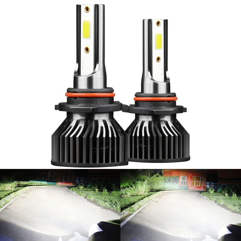 2X H11 LED HB4 HB3 H7 H4 10000LM Headlight Bulb H9 H8 H1 H13 LED 9005 9006 Auto Lamp Motorcycle Diodes for Car Fog Lights 6000K