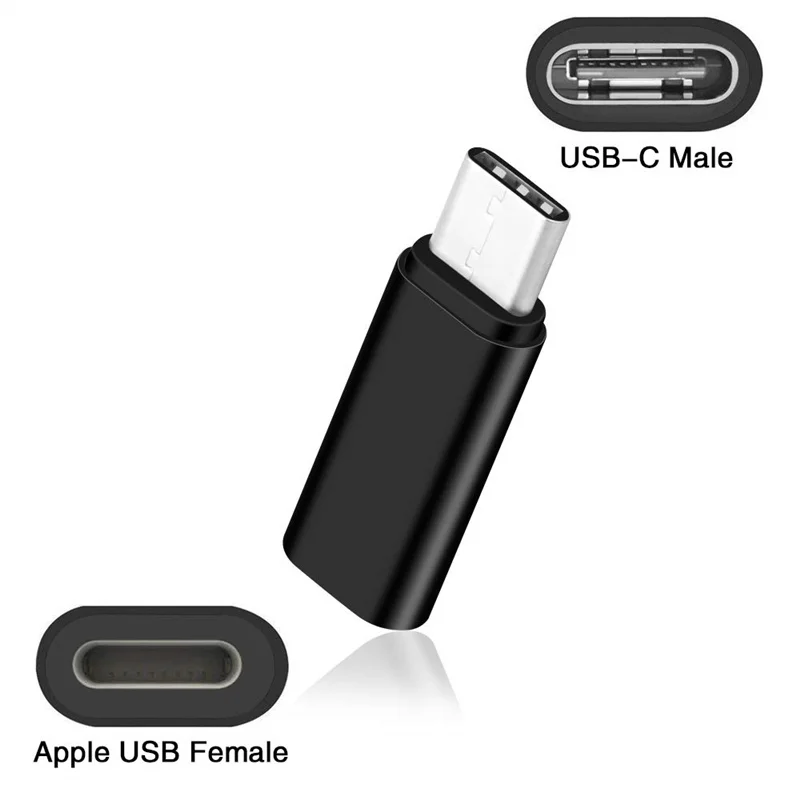 3 шт. металлическое приспособление в виде IOS Женский USB C Male адаптер для samsung S8 S9 S10