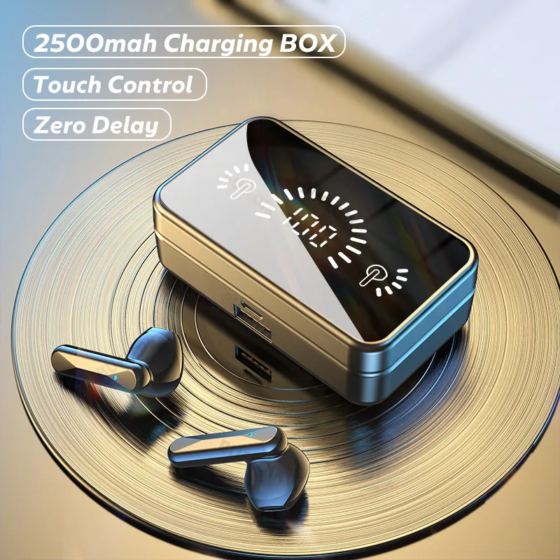 Наушники вкладыши TWS с Беспроводной наушники Bluetooth Сенсорный наушник бас стерео