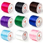 Пластик с украшением в виде кристаллов поделки из бисера Натяжные шнуры эластичный линии для изготовления бижутерии поставка провод шнура Ювелирная нить нити