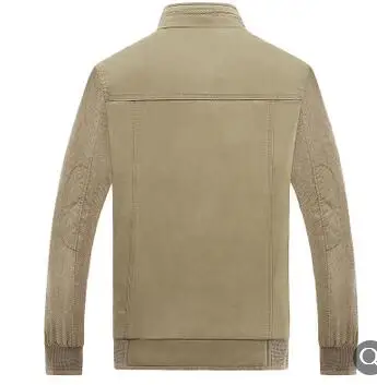 

Men's jacket new senior stand collar short cotton jacket autumn winter men's jacket