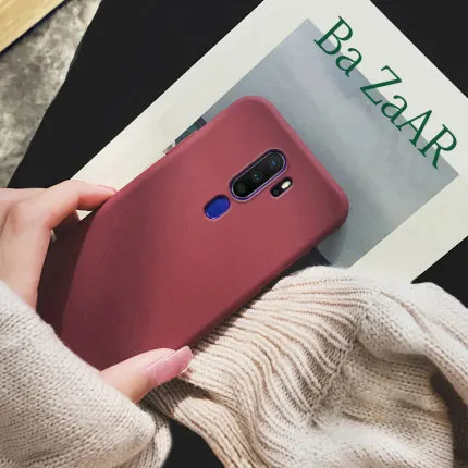 Для OPPO A9 2020 Чехол Мягкий матовый Силиконовый тонкий защитный чехол на заднюю