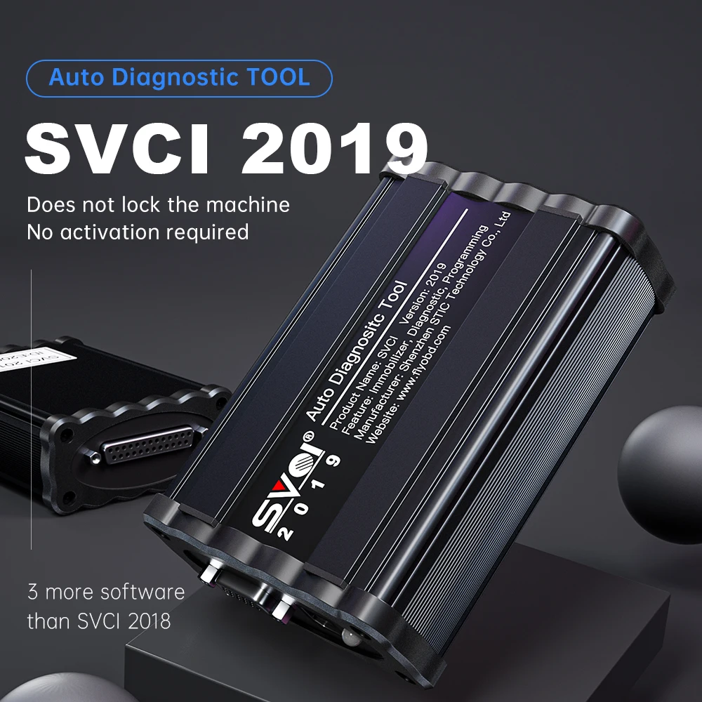

Диагностический инструмент SVCI 2019, дополнительные 3 программного обеспечения SVCI Abrites Commander Automotivo SVCI 2019, OBD2, сканер SVCI 2020, автомобильный диагно...