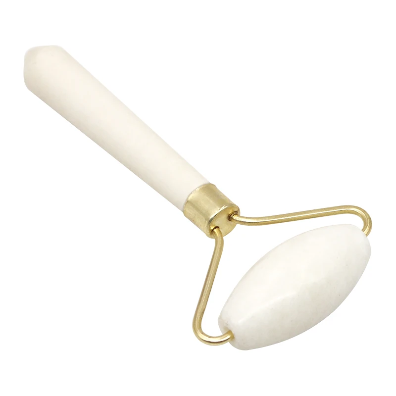 Массажный ролик для лица нефритовый каменный массажер глаз и шеи тонкий лифтинг