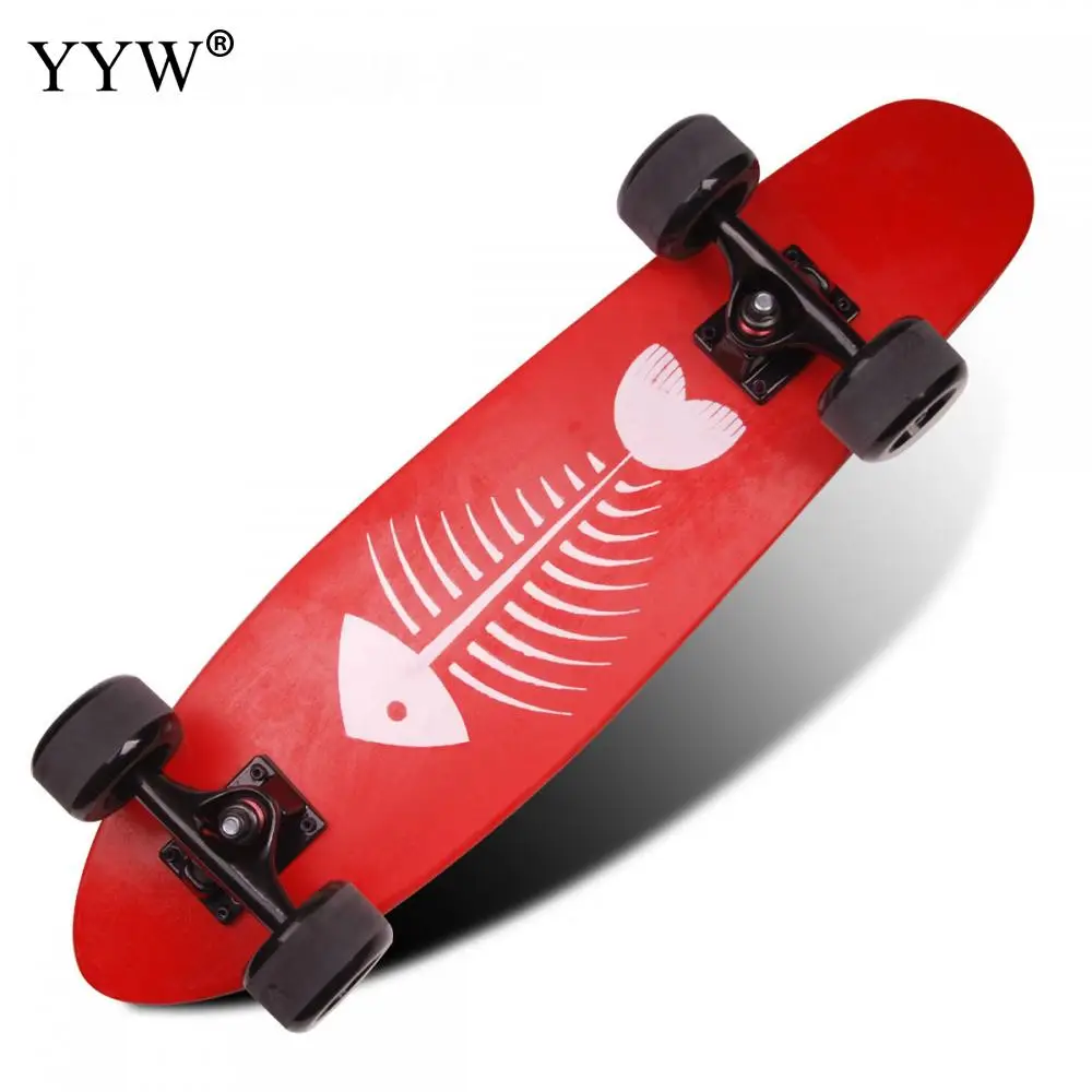 Скейтборд 68 см четырехколесные скейтборды для взрослых мальчиков и девочек в