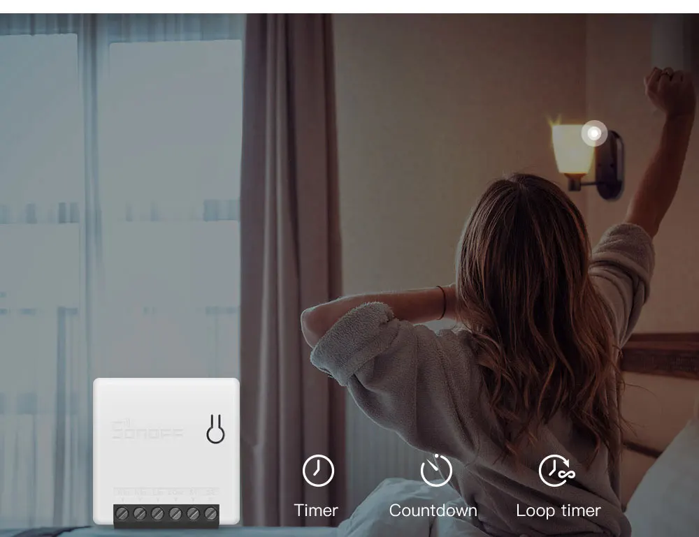 3 шт. Sonoff MINI DIY Smart Switch 10A 2 способа дистанционного управления Wifi переключатель умный дом поддержка AnExternal переключатель Alexa совместимый