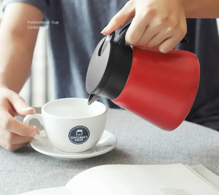 Термос кофейник чайник термос нержавеющая сталь Вакуумный фляжки чайный кувшин