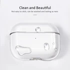Чехол для беспроводных наушников Apple AirPods Pro, прозрачный, Жесткий Чехол для ПК, Bluetooth-Совместимый Чехол, 2021