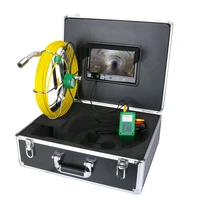 dhl shipping free hd 9 inch display screen 17mm pipeline camera 20m industrial endoscope sewage pipe inspection