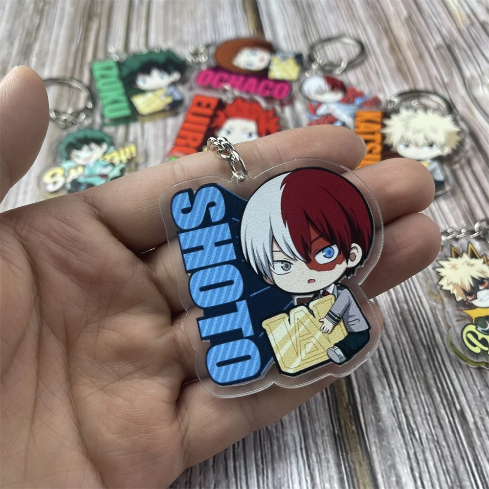 Брелок для ключей из аниме Моя геройская Академия бакугоу кацуки Тодороки шото