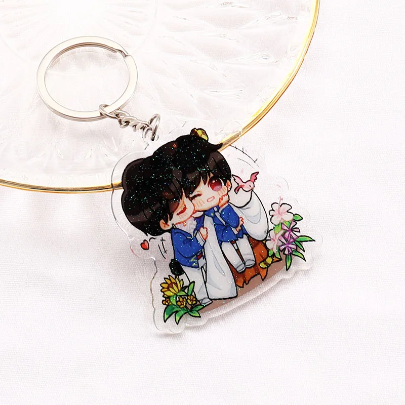 

KPOP Keychain Jungkook V Fashion Key Ring Bangtan Boys Cute Cartoon Accessories K-pop Supplies Women Men Gift Jewelry Key Ring