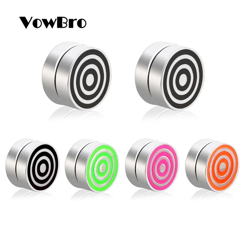 VowBro мужские женские сильный магнит магнитотерапия здоровье серьги-гвоздики не