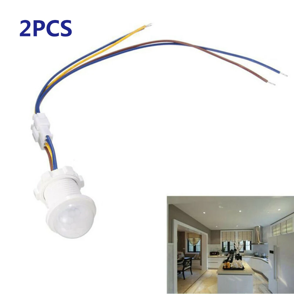 

Motion Light Sensor Switch Lamp Switch Human Body PIR Sensor Ceiling Occupancy 37*28mm ABS