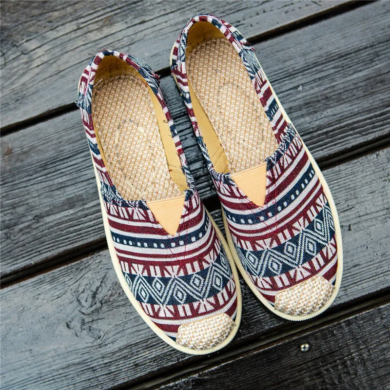 Flat Canvas Shoes Pumps Leisure Slip on Four Seasons Embroidered Women's Fashion Shoes