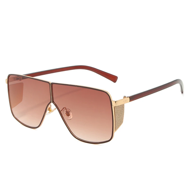 Солнцезащитные очки в стиле панк летние с градиентными линзами океане и море