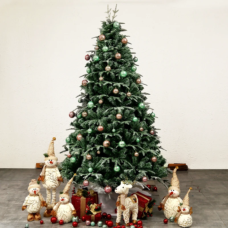 

GY Christmas Tree Encryption White Simulation Snow Tree High-Grade PE Snowflake Christmas Tree Snow Shooting Decorations