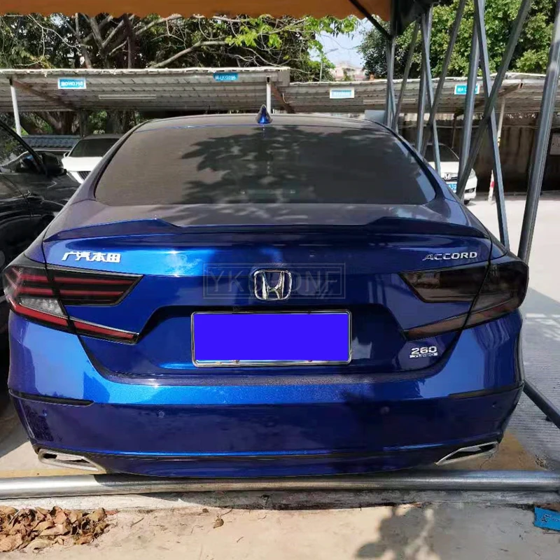 

High quality abs plastic car tail wing decoration for accord spoilers for Honda accord 2018 2019