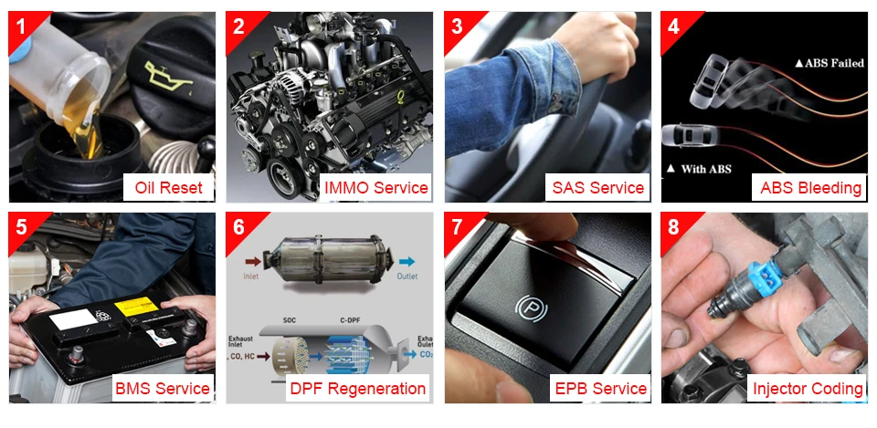 launch X431 CRP429 OBD2 сканер полная система автомобильный диагностический инструмент инструменты для автоматического сканирования автомобильный Тест Универсальный Автосканер