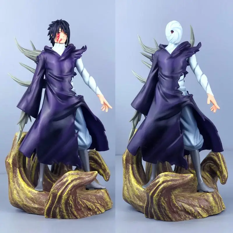 

Аниме Наруто: shippuden Uchiha Obito 25 см фигурка белого цвета Zetsu Tobi версия Коллекционная модель подарок игрушки для взрослых детей