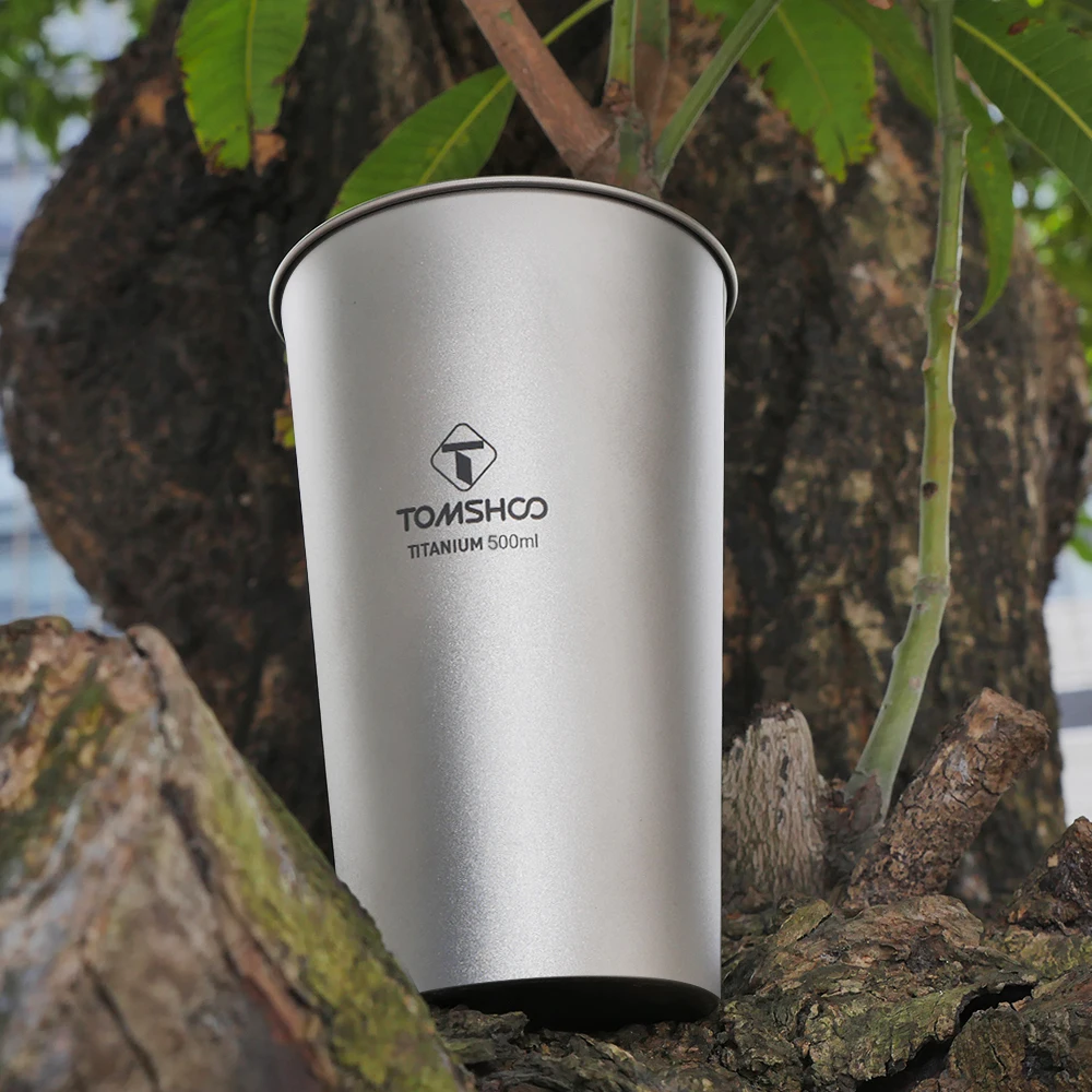 Кружка из чистого титана 10 унций чашка для кофе пива кружка с двойными стенками
