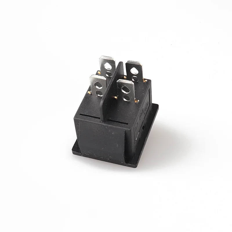 Φ 4Pin 250V 15A SPST черный выключатель для лодки Ⅰ/0 вкл./выкл. Клавишный |